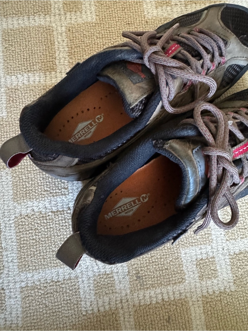 Merrell Moab 2 Vent Waterproof Composite Toe Work Shoes Brown Women’s 7.5 - Picture 10 of 13